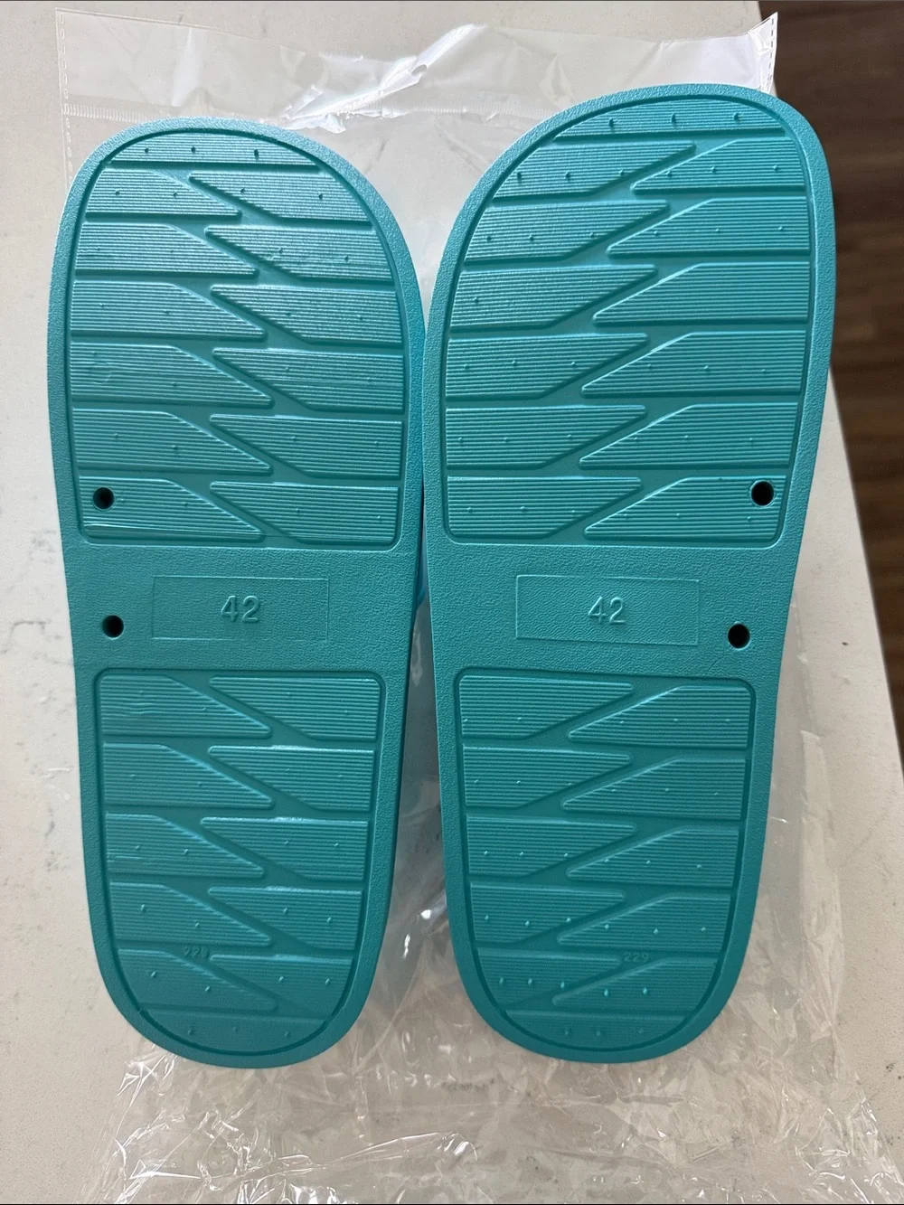BEATBOX Teal Slide Sandals wine summer pool slides slippers slip ons 42 11 9 Uni